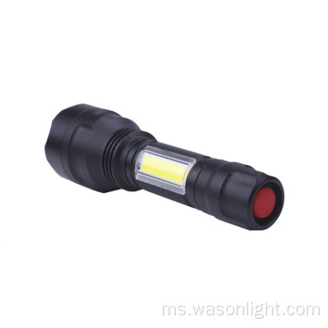 Pencahayaan Luaran Portable Gear Taktikal Taktikal Tinggi Kuasa Tinggi LED LED RECHARGEABLE LIGHT HARGA KIT TORCH